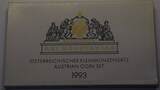 Österreich 2.Republik Offizieller Kursmünzensatz 1993 MS GN299 - Original Kursmünzsatz KMS Coin Mint Set Austria Unzirkuiert in Original Box