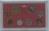 Österreich Offizieller Kursmünzensatz 1990 GN302 - Original KMS Proof Coin Mint Set Austria Proof in Original Box
