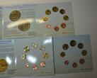 Finnland Original Euro Kursmünzensätze 1999, 2000, 2001 GN886 - Finland Suomen Offizieller KMS Triple Mint Set Unzirkuiert in Original Folder