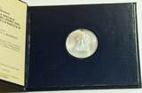 San Marino 1000 Lire Silber 1978 R GN064 -150th Anniversary of the Birth of Tolstoy 1828 Unzirkuiert in Original Folder, fleckig