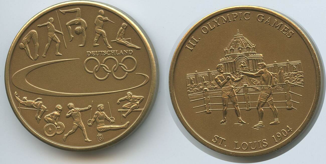 Deutschland Medaille Nd. G13854 - Olympiade St.louis Iii.olympic Games 