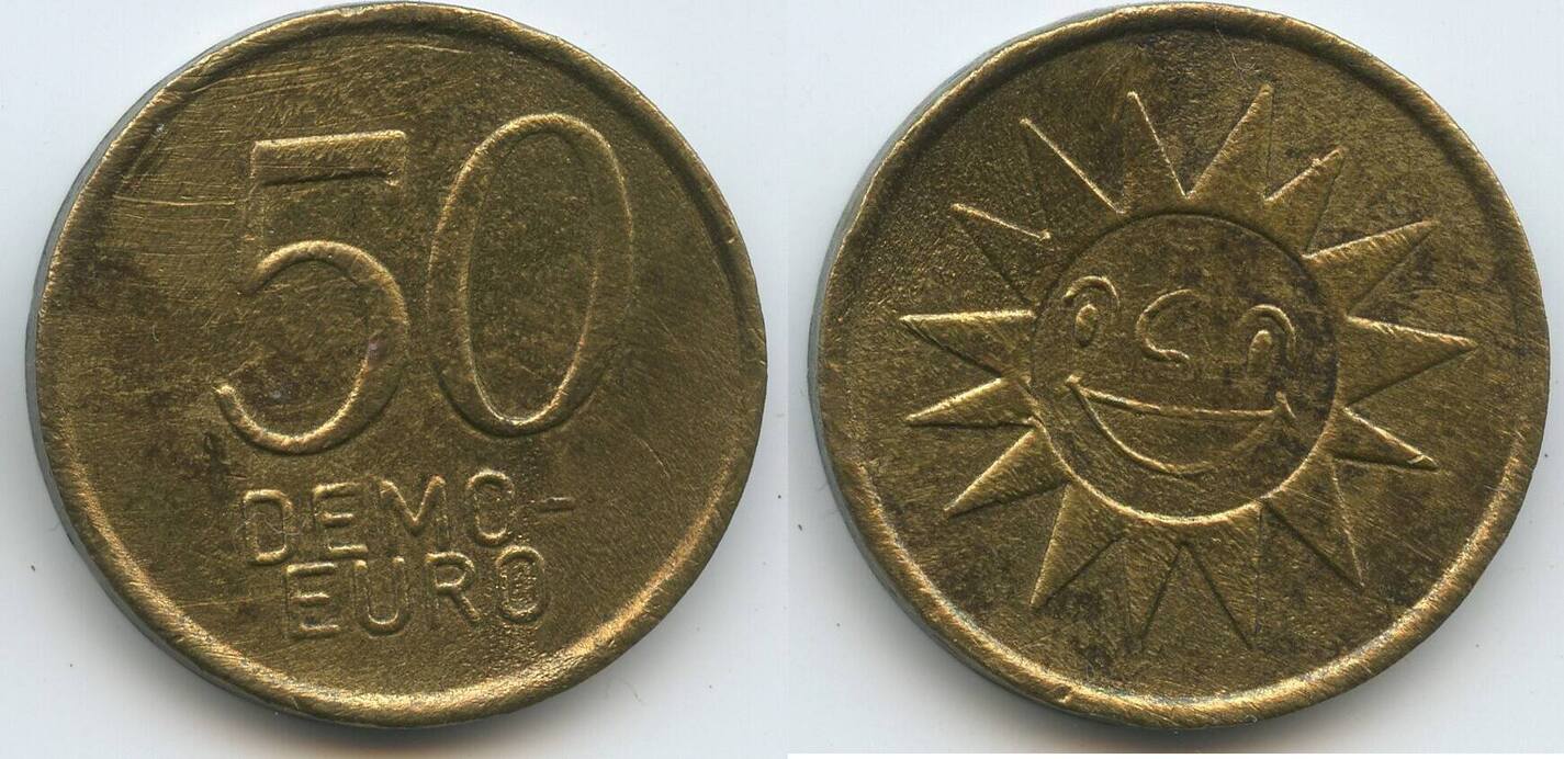 Deutschland Bundesrepublik Demo Euro 50 Cent Spielmünze nd. G13430 ...