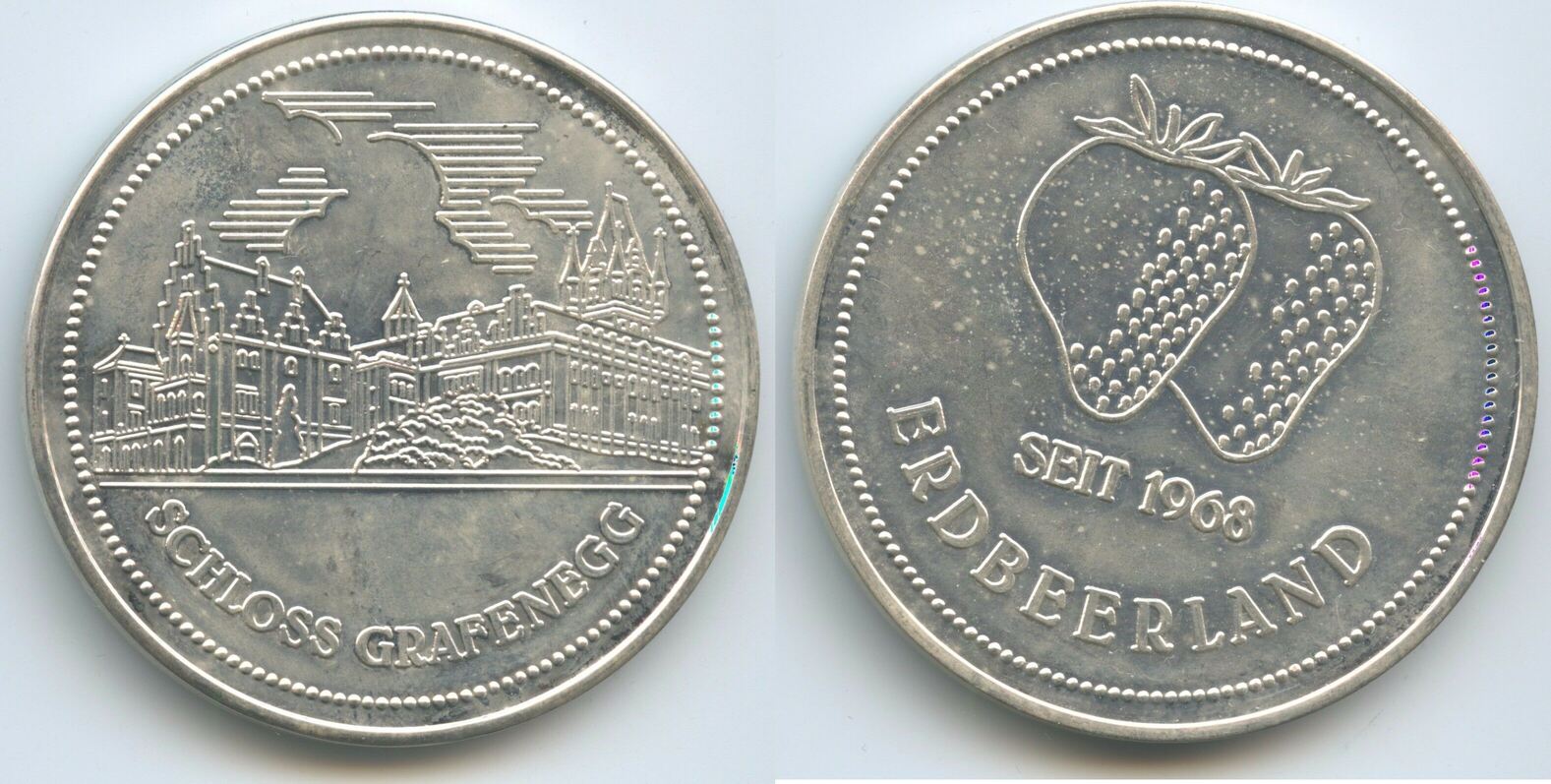 銀杯 Österreich Niederösterreich Silbermedaille GY688 - Schloss