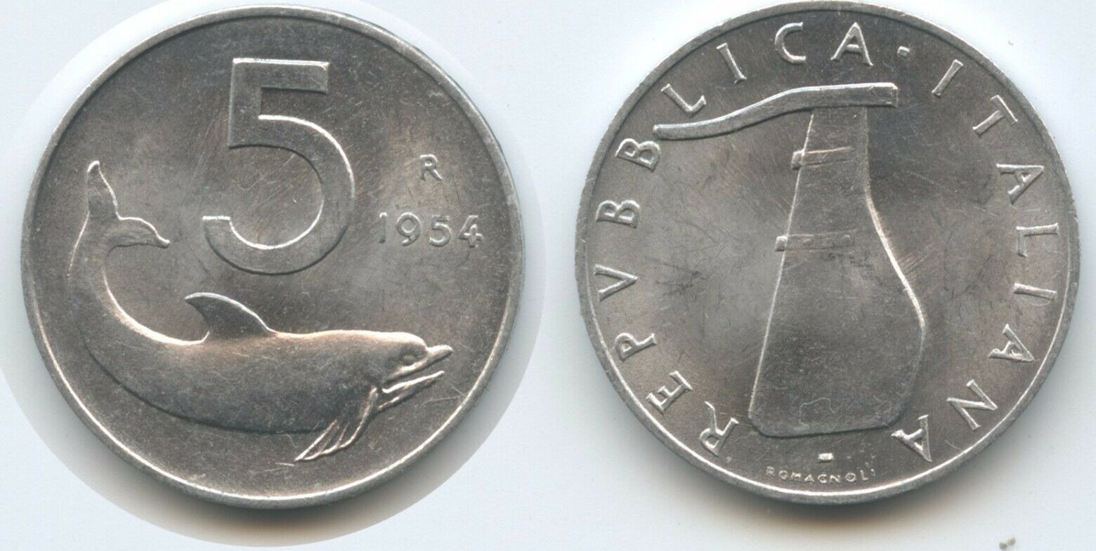 Италия 5 букв. Italy 5 lire km# 8.3 1875m BN. Italy 5 lire km# 8.3 1875m BN NUMISBIDS.