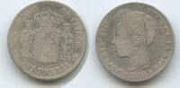 1 Peseta G8881 - Spanien (02) S.M.V KM#706 ALFONSO XIII.1886-1931 España -