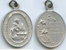M3710 - Alte Erinnerungsmedaille Italien Erstkommunion - Brot des Engels -