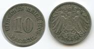 10 Pfennig G9599 - Germany Empire KM#12 RAR Wilhelm II. Deutsches Reich -