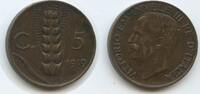 Italien 5 Centesimi G3589 - Vittorio Emanuele III. 1900-1946 Italy -