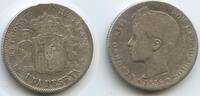 1 Peseta G8886 - Spanien (96) PG-L KM#706 Alfonso XIII.1886-1931 España -