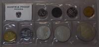 50 Schilling GN850 - Österreich KMS Proof Großer Kursmünzsatz bis Coin Set -