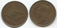 Penny G12309 - Australien One Perth KM#36 Känguru King George VI. Australia -