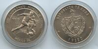 Kuba 1 Peso M#5662 - Fussball Weltmeisterschaft Spanien 1986 -