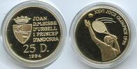 Andorra 25 Diners Gold M#5538 - Olympiade 1996 -
