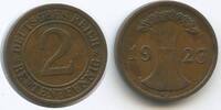 Deutsches Reich Weimar 2 Rentenpfennig G10257 - Weimarer Republik -