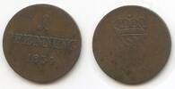Bayern 1 Pfennig M#6367 - Ludwig I. 1825-1848 Bavaria -
