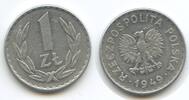 Polen Volksrepublik 1 Zloty Aluminium G8804 - Poland Polskich Polska -