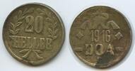 Deutsch Ostafrika 20 Heller H0954 - DOA German East Africa Tabora Emergency Coinage -