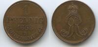 Hannover 1 Pfennig G14006 - Georg V. 1851-1866 German States -