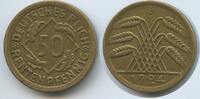 Deutsches Reich Weimar 50 Rentenpfennig G4681 - Germany Weimar Republic RAR -