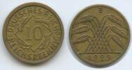 Deutsches Reich Weimar 10 Reichspfennig G10213 - Germany Weimar Republic -