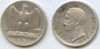 Italien Königreich 5 Lire G12526 - Vittorio Emanuele III. 1900-1946 Italy -