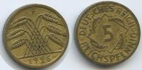 Deutsches Reich Weimar 5 Reichspfennig S0384 - RAR Germany Weimar Republic -