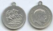 Großbritannien Jeton Medaille M3532 - Georgsmedaille King Edward VII. 1901-1910 United Kingdom England -