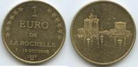 Frankreich 1 Euro Probe Medaille G11459 - Euro de La Rochelle 7. - 18. Octobre 1997 -