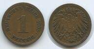 Deutsches Reich Kaiserreich 1 Pfennig G9551 - Germany Empire Wilhelm II. -