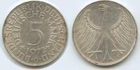 Deutschland Bundesrepublik 5 Deutsche Mark S0253 - Silberadler Germany Eagle BRD -