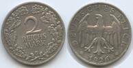 Deutsches Reich Weimar 2 Mark Silber S0068 - Germany Weimar Republic Munich -
