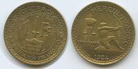 1 Franc 1924 Monaco Fürstentum G3677 - Louis II. 1922-1949 Herkules Sehr Schön - Vorzüglich
