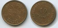 10 Centavos Leprosarium Coinage 1901 B Bogota Mint Kolumbien G2552 - LAZARETO - Leprosarium Coinage Colombia - Leper colony token Sehr Schön - Vo...