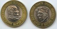 Vatikan Medaille Probe Ecco l´Euro M3807 - 2 Stück Lot - Papst Johannes Paul II. Pont.Max. -