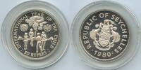 Seychellen 50 Rupees Silber G2092 - UNICEF and International Year of the Child Seychelles -