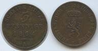 Reuss Schleiz - Jüngere Linie 3 Pfennig G14068 - Heinrich LXVII. 1854-1867 -