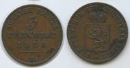 Reuss Schleiz - Jüngere Linie 3 Pfennig G14070 - Heinrich XIV. 1867-1913 -