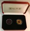 Britische Jungferninseln 5 Dollars Titan + 75 Dollars Gold/Titan GN1504 - Sir Rowland Hill - Elisabeth II. 1952-2022 - British Virgin Islands -