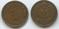 Deutsches Reich Kaiserreich 1 Pfennig G10415 - Wilhelm II. Germany Empire -