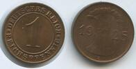 Deutsches Reich Weimar 1 Reichspfennig G10452 - Weimar Republic Germany -