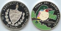 Kuba 50 Pesos 5 Unzen Silber M#0415 - Cuban Tody Bird - Fauna der Karibik Cuba -