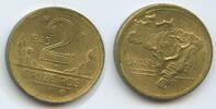 Brasilien 2 Cruzeiros G15401 - Republic of the United States of Brazil Brésil -