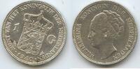 Niederlande Königreich 1 Gulden Silber H0204 - Wilhelmina I. 1890-1948 Netherlands -