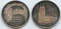 Silbermedaille 1985 Deutschland Bundesrepublik Rheinland-Pfalz GX567 - 50 Jahre deutsche Weinstraße - Neustadt a.d.Weinstrasse Polierte Platte, P...