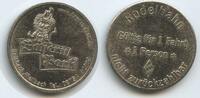 Deutschland Bundesrepublik Bayern Wertmarke Jeton Token 1 Fahrt 1 Person T061 - Reisbach/Fellbach Rodelbahn Bayern Park -