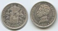 Spanien Königreich 50 Centimos Silber G8890 - Alfonso XIII. 1886–1941 Spain España -