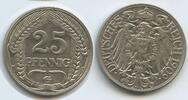 Deutsches Reich Kaiserreich 25 Pfennig G4641 - Wilhelm II. 1888-1918 Germany Empire Munich -