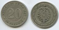 Deutsches Reich Kaiserreich 20 Pfennig G4640 - Empire Germany -
