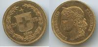 Schweiz Eidgenossenschaft 20 Franken Gold (20 Francs) M#5463 - Libertas Federal State Switzerland Swiss Confederation -