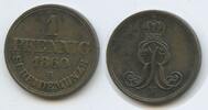 Hannover Königreich 1 Pfennig G14567 - Georg V. 1851-1866 German States -